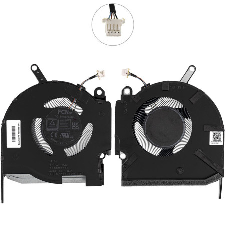 Вентилятор HP Omen 16-K 5V 60W N18091-001 0FPKK0000H FCN DFS5K223052839 N14086-001 N18090-001 0FPKJ0000H DFS5L329164865 N14086