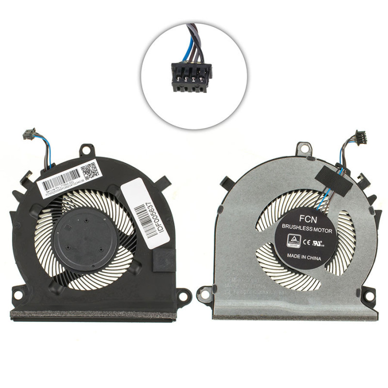 Вентилятор для ноутбука HP Pavilion Gaming 15-EC 16-A 4pin 5V L77560-001 L77558-001 L72702-001 L77560 001 L77558 L72702 4 pin Вентилятор для ноутбука HP Pavilion Gaming 15-EC 16-A 4pin 5V L77560-001 L77558-001 L72702-001 L77560 001 L77558 L72702 4 pin