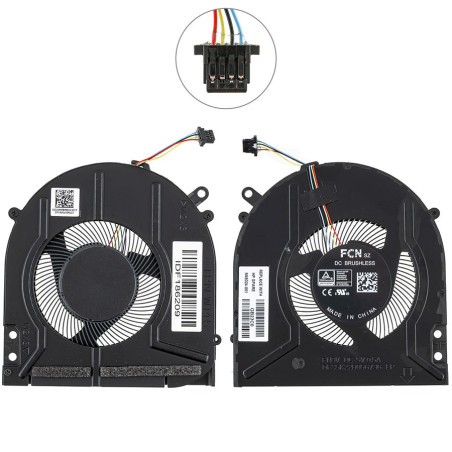 Вентилятор для ноутбука HP Pavilion X360 14-DY 14M-DY TPN-W146 DFS5K22B056736 M45024-001 M45024 DY 14M TPN W146