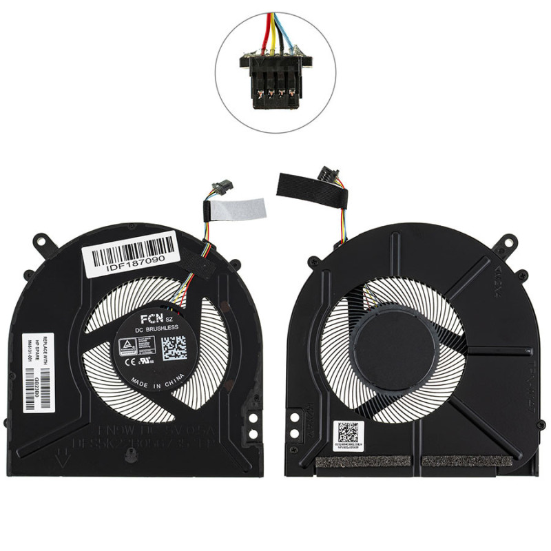 Вентилятор для ноутбука HP Pavilion X360 Convertible 15-ER TPN-W147 DFS5K22B056735 TPN W147 Вентилятор для ноутбука HP Pavilion X360 Convertible 15-ER TPN-W147 DFS5K22B056735 TPN W147