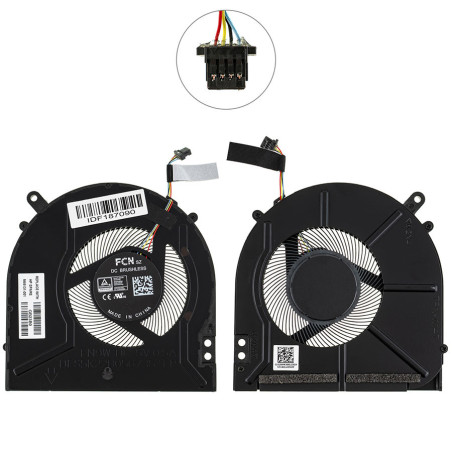 Вентилятор для ноутбука HP Pavilion X360 Convertible 15-ER TPN-W147 DFS5K22B056735 TPN W147