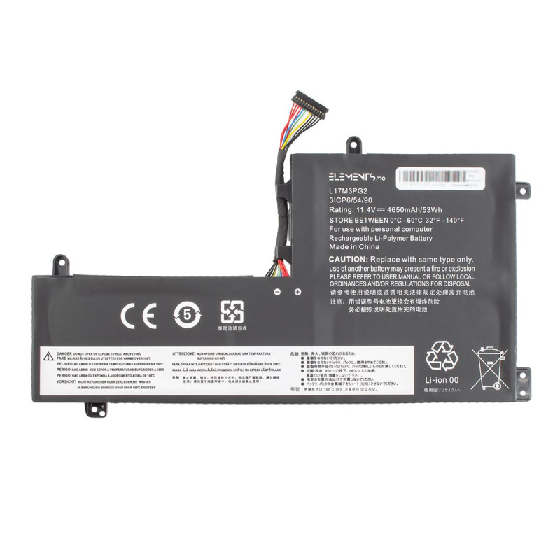 Батарея Lenovo Legion Y530-15ICH Y540-15IRH Y540-17IRH Y730-15ICH Y740-15ICH Y740-15IRH 11.4V 4650mAh L17M3PG2