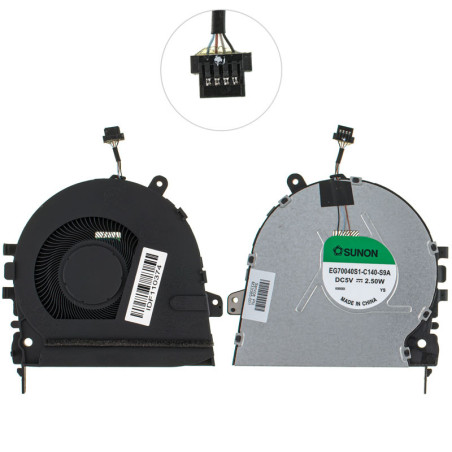 Вентилятор HP ProBook 430 G8 5V 0.5A 4pin M33085-001 M25871-001 M21147-001 M27413-001 M33085 001 PB7505S05HS2 EG70040S1-C140-S9