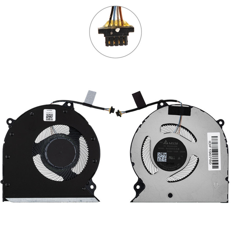 Вентилятор для ноутбука Huawei MateBook 16 CREM-WFG9 WFD9 NS85C57-20D08 DTA51661TSX ND85C57 ND85C58-20D09 NS85C57 20D08 ND85C58