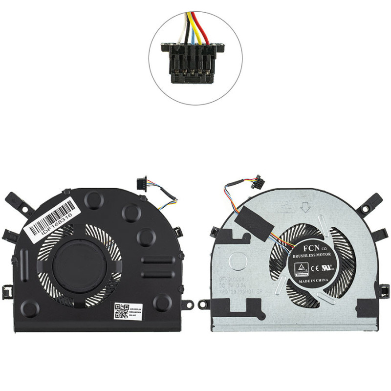 Вентилятор для ноутбука Lenovo IdeaPad 510S-14ISK 5F10L44951 DC28000HJF0 XRD729065H0T 0FHGL0008 510S 14ISK