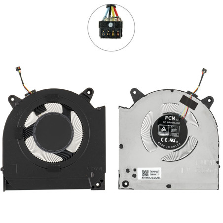 Вентилятор Lenovo Legion S7 16IAH7 5F10S14025 5F10S14024 DFSCL12E064865 BAPB0808R2H Y002 DC28000J4V0 DC28000J4F0 DFSCL12E064865