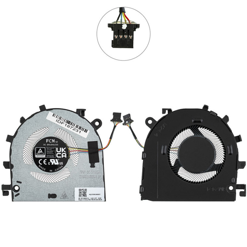 Вентилятор Lenovo 5F10S14029 5F10S14065 B6307ASHNF2100TN B6307ASHSF2100TN DFS5H22404666R HQ23300259007 HQ23300261007 SF10R66512