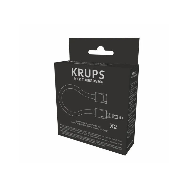 Комплект из 2 резиновых трубочек кофемашин Intuition Evidence ECO Krups XS805000 1600007209