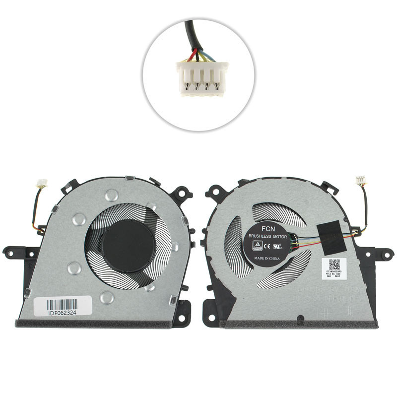 Вентилятор LENOVO IdeaPad S145-14IWL DFS5K1215491F FS200105LP0T NS85B22-18H10 SF10R66358 S145 14IWL 18H10 DC28000DXD0 DFS200105