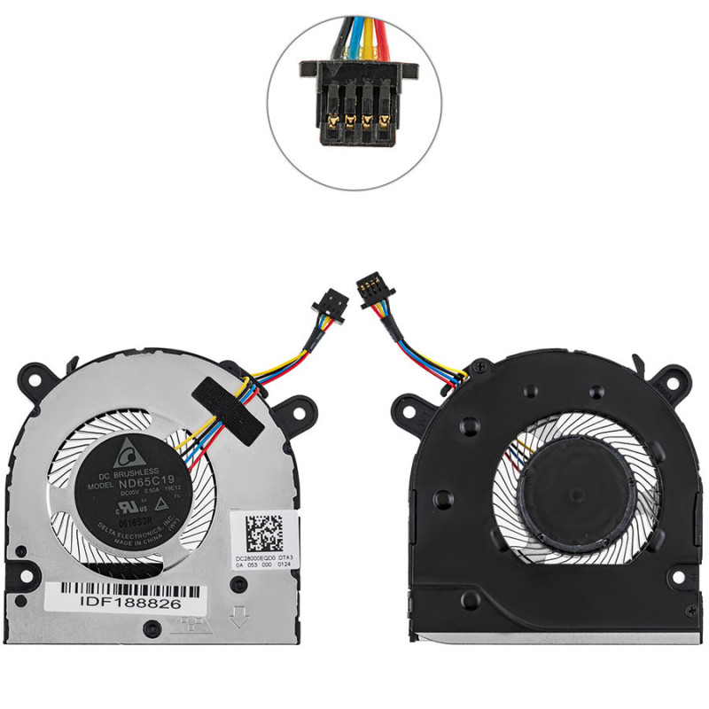 Вентилятор LENOVO IdeaPad S540-13IML 5F10S13901 DC28000EQD0 ND65C19-19E12 DC28000EQV1 BAPB0506R5U-P002 13IML BAPB0506R5U P002