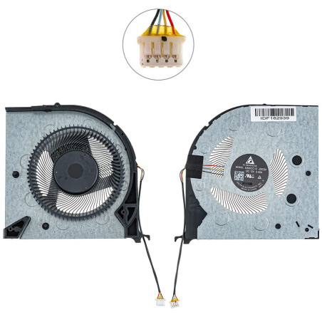 Вентилятор Lenovo Legion 7-15IMH05 7-15IMHG05 CPU FAN 12V 5H40S20077 5H40S20076 5H40S20079 5H40S20078 15IMH05 15IMHG05 12 V