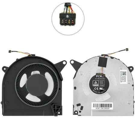 Вентилятор для ноутбука Lenovo Legion S7-15IMH5 DFSCL12E16486L EP DC28000GJV0 DC28000GKV1 DFS2400121P0T DC28000GKF1 SF10R66451