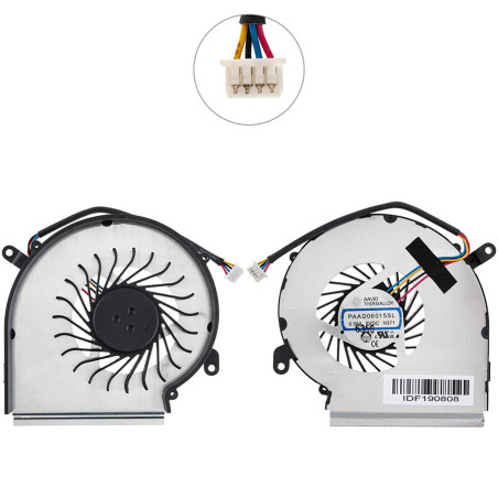 Вентилятор MSI GE62VR GP62MVR GPU GE62 6QD MS-16J5 6QE PE60 6QG GP62 6QC 6QL 6QF GL62 7QF PAAD06015SL N371 N403 E33-2100021-MC2