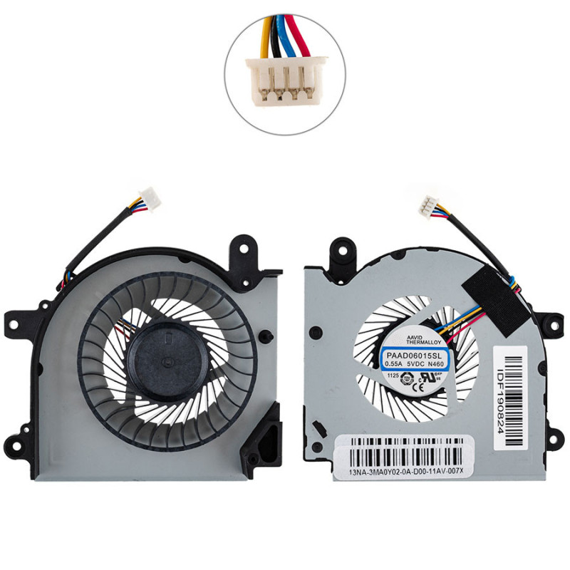Вентилятор MSI Bravo 17 A4DCR MS-17FK A4DDK A4DDR A10SE A10SD PAAD06015SL-N415 PAAD06015SL-N416 PAAD06015SL 17F3 17F4 17F5 17F1 Вентилятор MSI Bravo 17 A4DCR MS-17FK A4DDK A4DDR A10SE A10SD PAAD06015SL-N415 PAAD06015SL-N416 PAAD06015SL 17F3 17F4 17F5 17F1