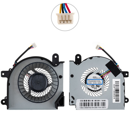 Вентилятор MSI Bravo 17 A4DCR MS-17FK A4DDK A4DDR A10SE A10SD PAAD06015SL-N415 PAAD06015SL-N416 PAAD06015SL 17F3 17F4 17F5 17F1