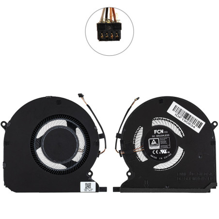 Вентилятор для ноутбука Razer Blade 14 RZ09-0370 GPU DFS5K123043635бDFS5K121144645 RZ09 0370