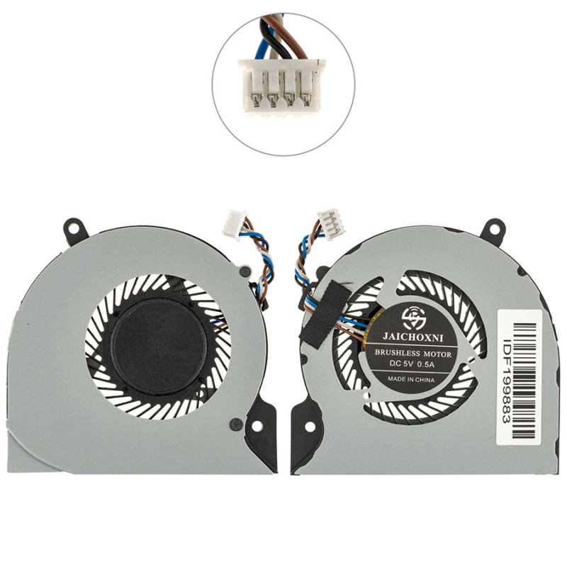 Вентилятор HP EliteBook Folio KSB0605HCA05 DFS400805PB0T070513A EF50050V1 C100 S9A EF500 702859 001 6033B0030902 6033B0030901
