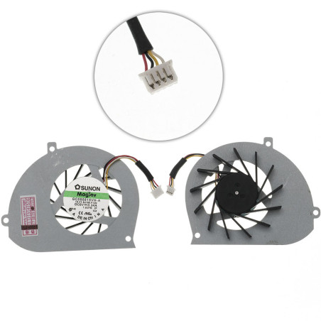 Вентилятор TOSHIBA Satellite T130 T131 T132 T133 T134 T135 ACER FERRARI ONE 200 4 pin GC055515VH-A 13.V1.BJ195.F.GN GC055515VH