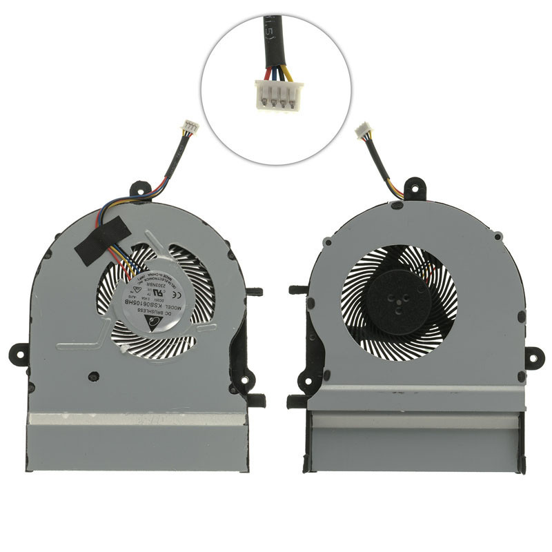 Вентилятор для ноутбука ASUS K501UB K501UX K501LB 13NB08P1AM0601 13NB0A50AM0201