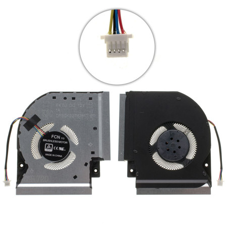 Вентилятор для ноутбука ASUS ROG Strix GL504GS GPU FAN DFSCK221151810 FK7U GL504GS-ES114R 13NR00L0P11011 GL504GS ES114R