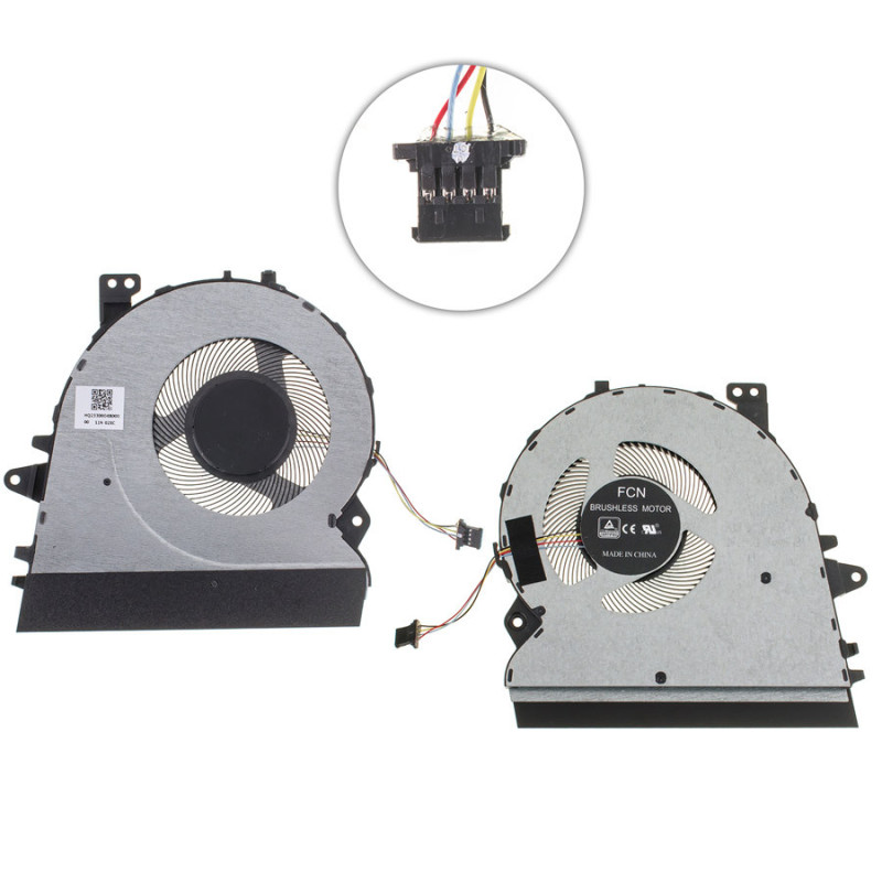 Вентилятор для ноутбука ASUS VivoBook X431FA X431FL S431FA 13NB0LR0T11011