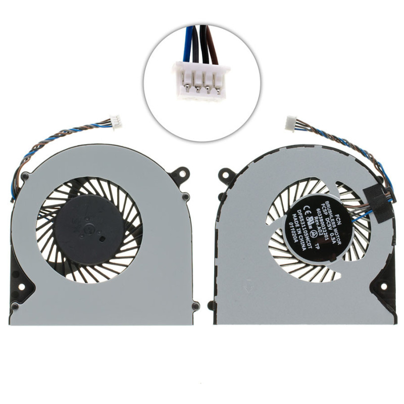 Вентилятор для ноутбука Fujitsu LIFEBOOK A514 A544 AH544 A556 AH564 4 pin 6033B0032201 KSB06105HB-CL69 KSB06105HB CL69