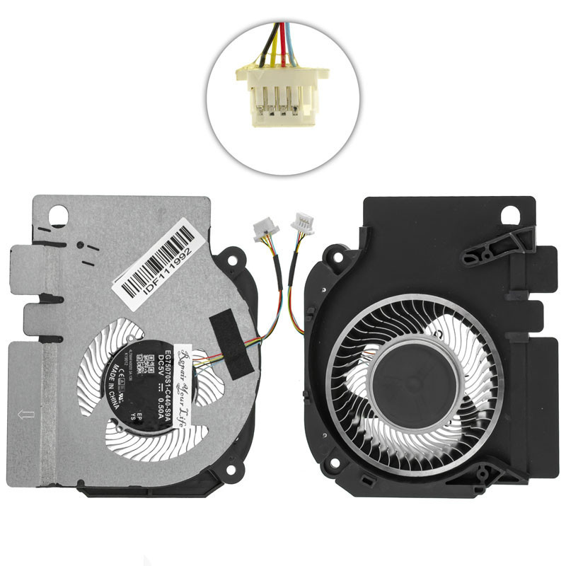 Вентилятор для ноутбука XIAOMI PRO 15.6 4pin GTX1050 version EG75070S1-C440-S9A EG75070S1 C440 S9A 4 pin