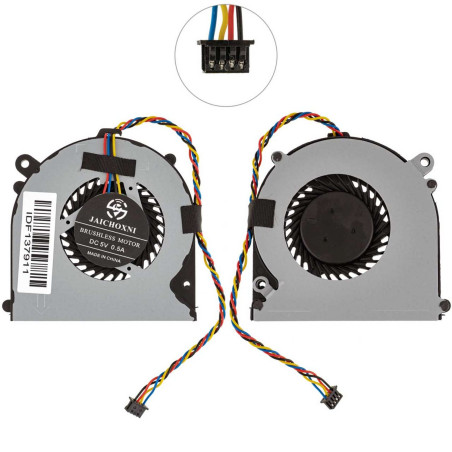 Вентилятор для ноутбука HP 260 G1 260 G2 795307-001 6033B0025301 KSB0405HB-AL72 KSB0405HB-D7M KSB0405HB AL72 D7M 795307 001