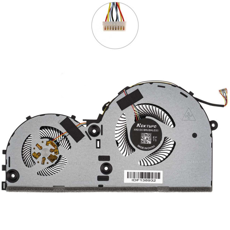 Вентилятор LENOVO 81FK003NUK 81FK003PUK 81FK003WMH 81FK003XMH 81FK003YMH 81FK0040GE 81FK0041GE 81FK0043FR 81FK0044FR 17ICH 15IC