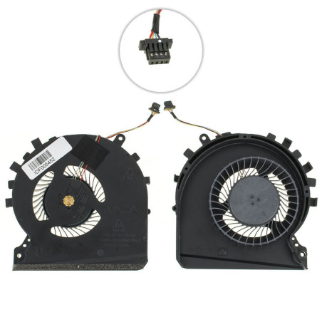 Вентилятор для ноутбука HP Pavilion Gaming 15-DK CPU FAN L56900-001 L56900 L57170-001 ND85C16-18L02 ND85C16-18L03 L57170 ND85C1