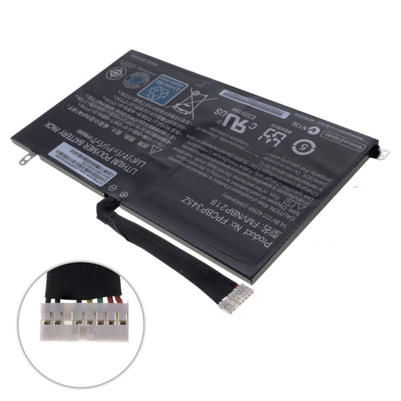 Батарея для ноутбука Fujitsu FPCBP345Z LifeBook Ultrabook UH552 UH572 14.8 V 2840 mAh 42 Wh