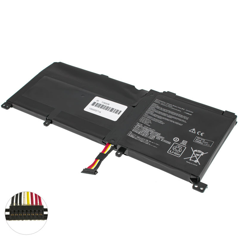 Батарея для ноутбука ASUS C41N1524 ROG G501VW UX501JW UX501VW 15.2V 3950mAh 60Wh 0B200-01250200 0B200 01250200 15.2 V 3950 mAh Батарея для ноутбука ASUS C41N1524 ROG G501VW UX501JW UX501VW 15.2V 3950mAh 60Wh 0B200-01250200 0B200 01250200 15.2 V 3950 mAh