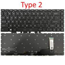 Клавиатура MSI Stealth 15M A11SEK Summit E15 A11SCST MSI AMSI-NL Delta 15 A5EFK-014BE 10SE MS-16V1 V2 V3 GP66 GE66 Leopard 10UE