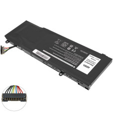 Батарея DELL 1F22N Alienware M17 15.2 3000mAh 06YV0V 0JJPFK 3ICP7 4ICP7 K69WH P37E P40E P40E001 P79F P79F001 P82F P82F001 XRGXX