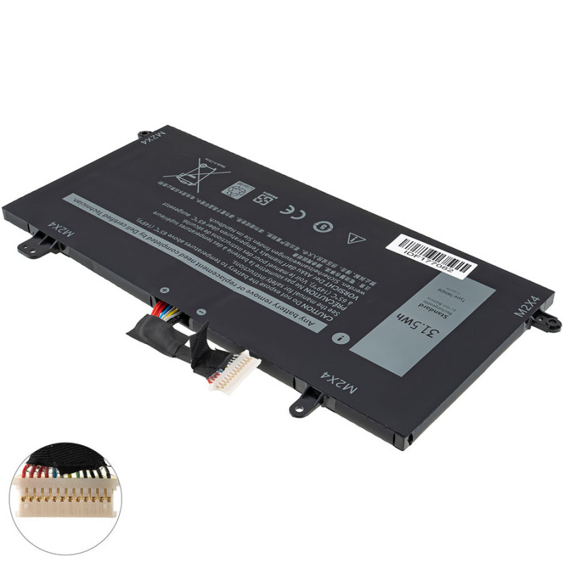 Батарея для ноутбука DELL 1WND8 Latitude 5285 11.4V 2760mAh 5JT8G 11.4 V 2760 mAh Батарея для ноутбука DELL 1WND8 Latitude 5285 11.4V 2760mAh 5JT8G 11.4 V 2760 mAh