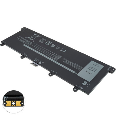 Батарея для ноутбука DELL 2VKW9 Latitude 7320 7.6V 40Wh 8PK6G 9F4FN 7.6 V 40 Wh