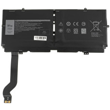 Батарея для ноутбука DELL 52TWH XPS 13 7390 2-in-1 7.6V 51Wh 00FDRT DD9VF NN6M8 P103G P103G001 P103G002 X1W0D XX3T7 7.6 V 51 Wh