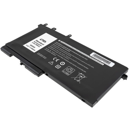 Батарея для ноутбука DELL 93FTF Latitude 5480 5580 11.4V 4100mAh 00JWGP 0DJWGP 4yfvg 83XPC D4CMT DJWGP DV9NT FPT1C GD1JP 11.4 V