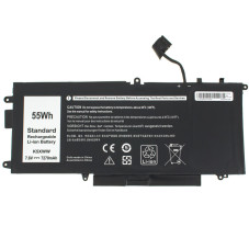 Батарея для ноутбука DELL K5XWW Latitude 5285 5289 L3180 7390 2-in-1 7.6V 7270mAh 55Wh J0PGR JOPGR 51KD7 6CYH6 725KY N18GG