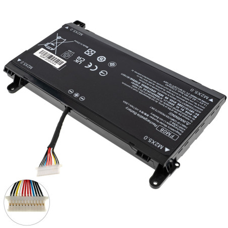 Батарея для ноутбука HP FM08 12pin Omen 17-AN000 14.6V 5700mAh 83.22Wh 12 pin AN000 14.6 V 5700 mAh 83.22 Wh