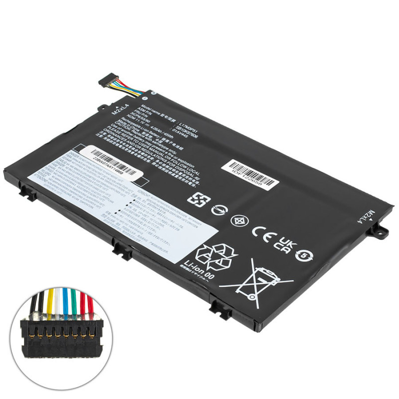 Батарея для ноутбука LENOVO L17M3P51 ThinkPad Edge E480 E580 E490 11.1V 46Wh SB10K97607 L17M3P52 5B10W13890 11.1 V 46 Wh 01AV44 Батарея для ноутбука LENOVO L17M3P51 ThinkPad Edge E480 E580 E490 11.1V 46Wh SB10K97607 L17M3P52 5B10W13890 11.1 V 46 Wh 01AV44