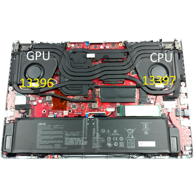 Кулер ASUS ROG Zephyrus G15 GA503R GA503RM GA503RS GA503RW GA503RX DFS