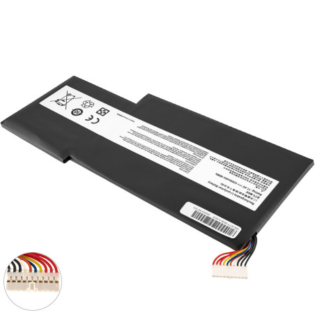 Батарея для ноутбука MSI BTY-M6K GF63 GF75 GS63VR GS73VR 11.4V 4300mAh 49Wh BTY M6K MS-17B4 MS-16K3 17B4 16K3 11.4 V 4300 mAh