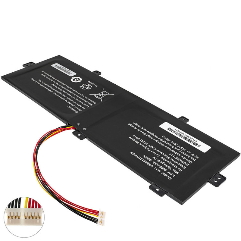 Батарея для ноутбука Prestigio U3285131PV-2S 10P-9Lines SmartBook 141 C4 7.6V 5000mAh 10P 9 Lines 2S 7.6 V 5000 mAh Батарея для ноутбука Prestigio U3285131PV-2S 10P-9Lines SmartBook 141 C4 7.6V 5000mAh 10P 9 Lines 2S 7.6 V 5000 mAh