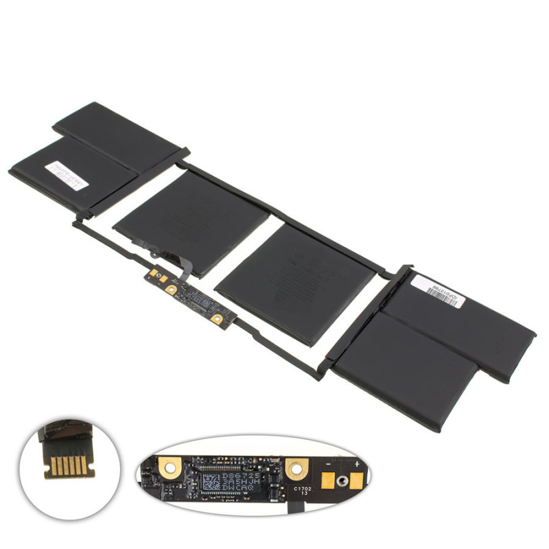 Батарея для ноутбука Apple A1820 A1707 MacBook Pro 15 2016 2017 11.4V 6667mAh 76Wh 11.4 V 6667 mAh 76 Wh