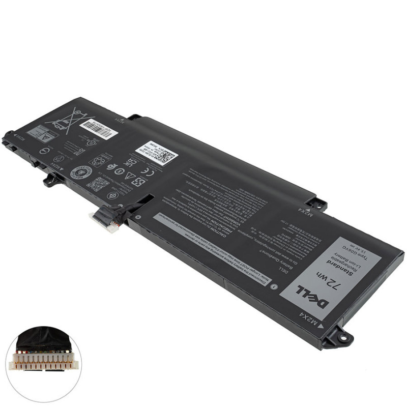 Батарея для ноутбука DELL 3N81G Precision 5490 15.4V 72Wh 15.4 V 72 Wh Батарея для ноутбука DELL 3N81G Precision 5490 15.4V 72Wh 15.4 V 72 Wh