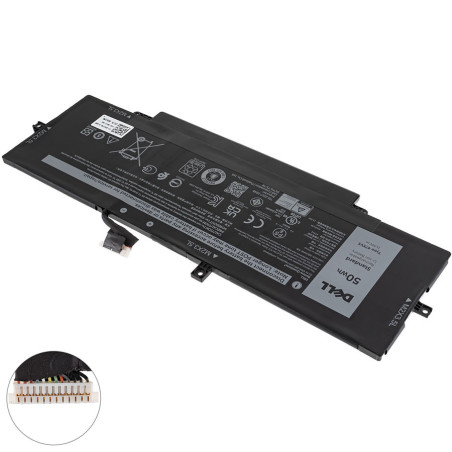 Батарея для ноутбука Dell 5Y3T9 Latitude 9330 9330 2-in-1 9330 4JG2Y 11.55V 4113mAh 11.55 V 4113 mAh