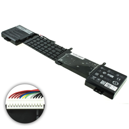 Батарея для ноутбука DELL 6JHDV Alienware 17 R2 R3 P43F 14.8V 6000mAh 92Wh 6JHDV YKWXX 14.8 V 6000 mAh 92 Wh