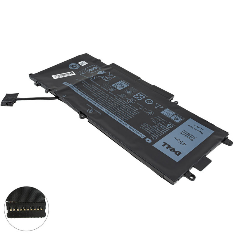 Батарея для ноутбука DELL 71TG4 Latitude 5289 7390 11.4V 45W 2T9GV CFX97 071TG4 11.4 V 45 W