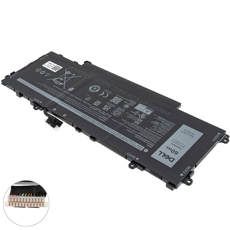 Батарея для ноутбука DELL GT6TK Latitude 9440 2-in-1 11.55V 60W MWK05 K2CPY GT6TK 0GT6TK 11.55 V 60 W